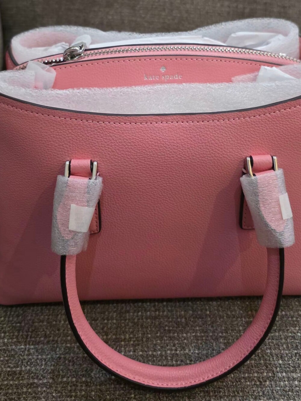 Kate Spade Pink Pebbled Thompson Sheet Bag